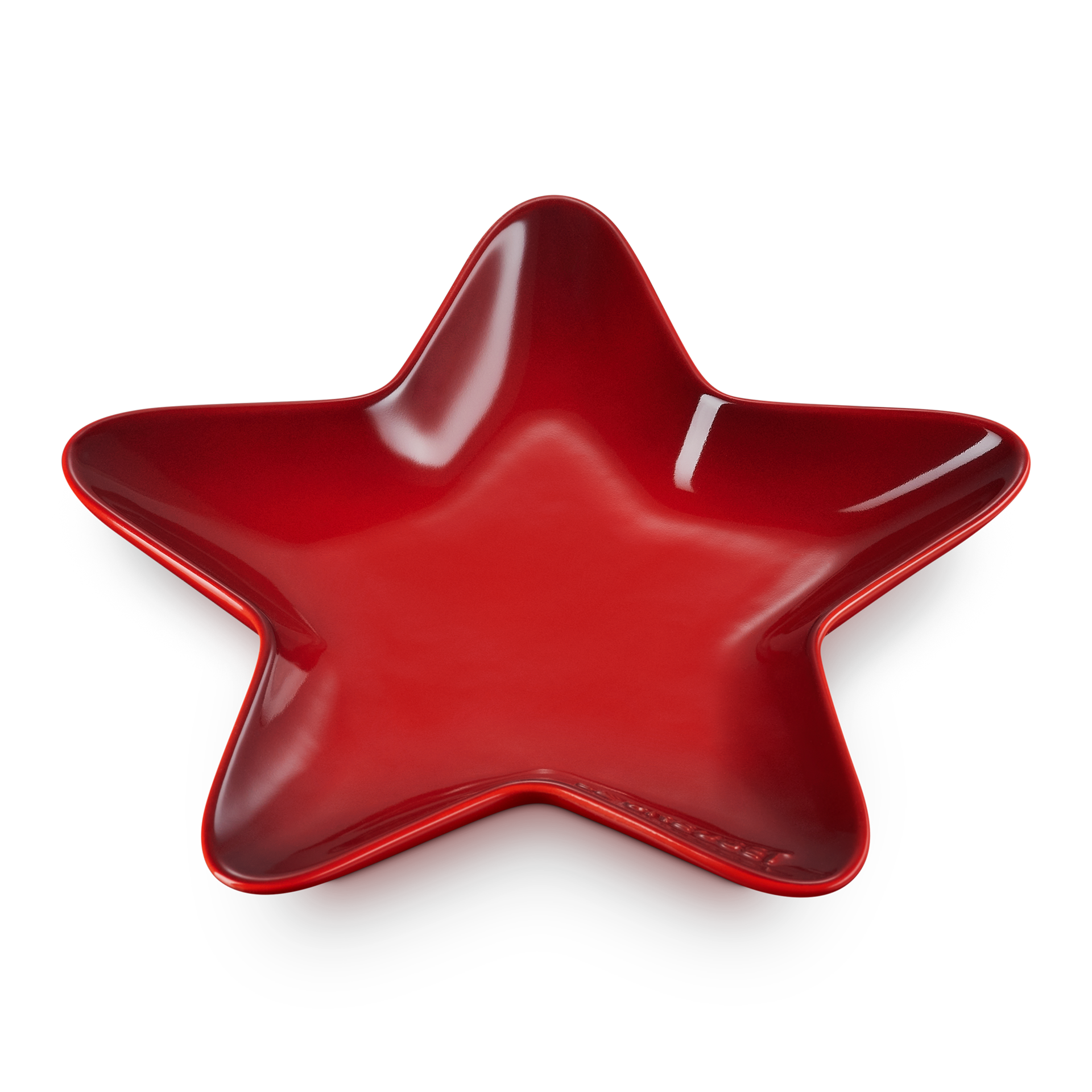 Teller Stern 20cm | KIRSCHROT