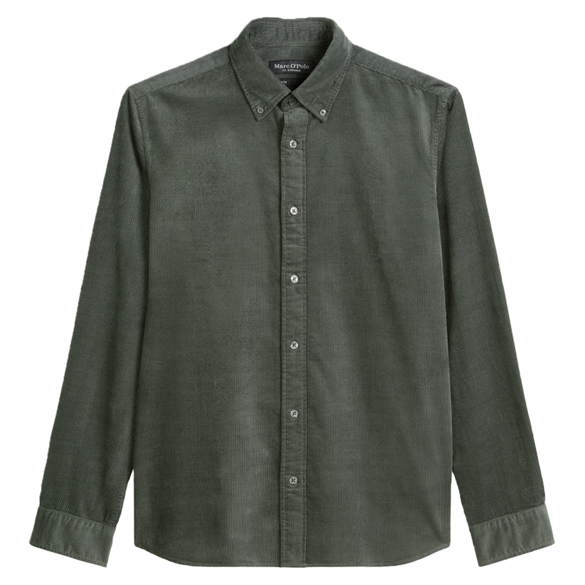 Cord-Hemd Regular mit Button-Down-Kragen | Mangrove