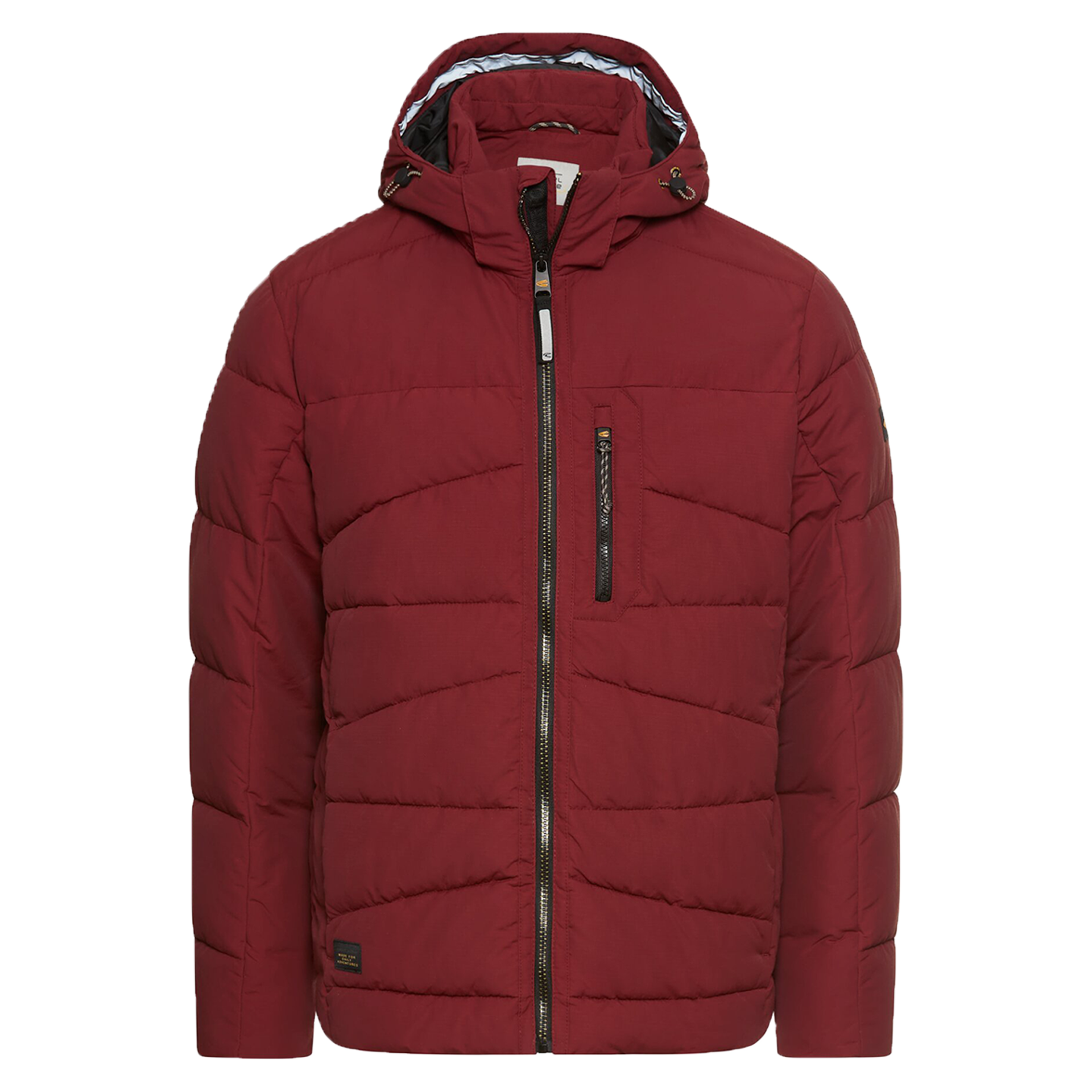 Winterjacke mit abnehmbarer Kapuze | Amber Red