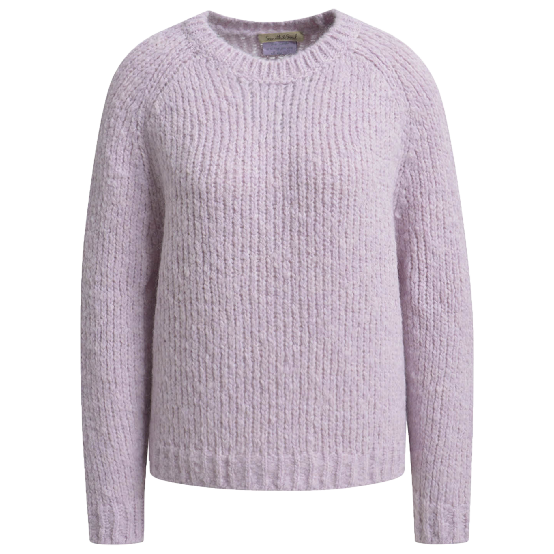 Deep Raglan Pullover | Light Lilac