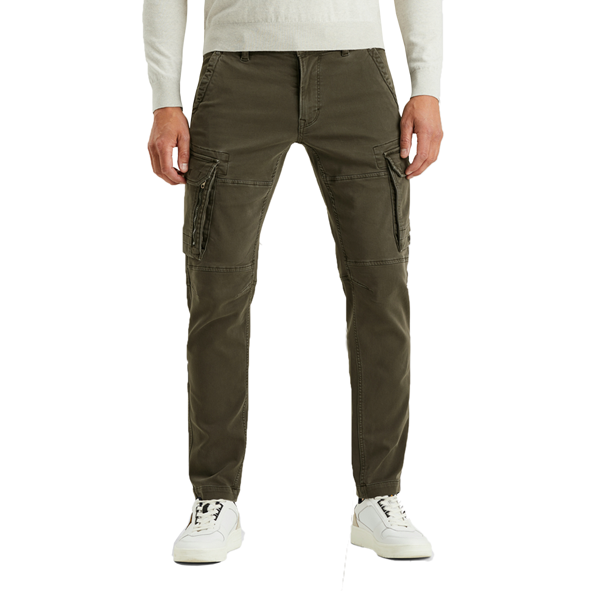 Cargohose aus Sweatstoff EXPEDIZOR | DUNKELGRÜN
