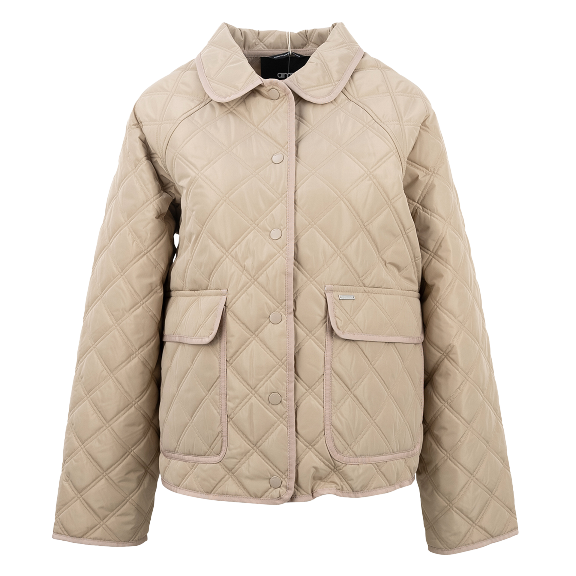 Beige Quilted Femme Jacket