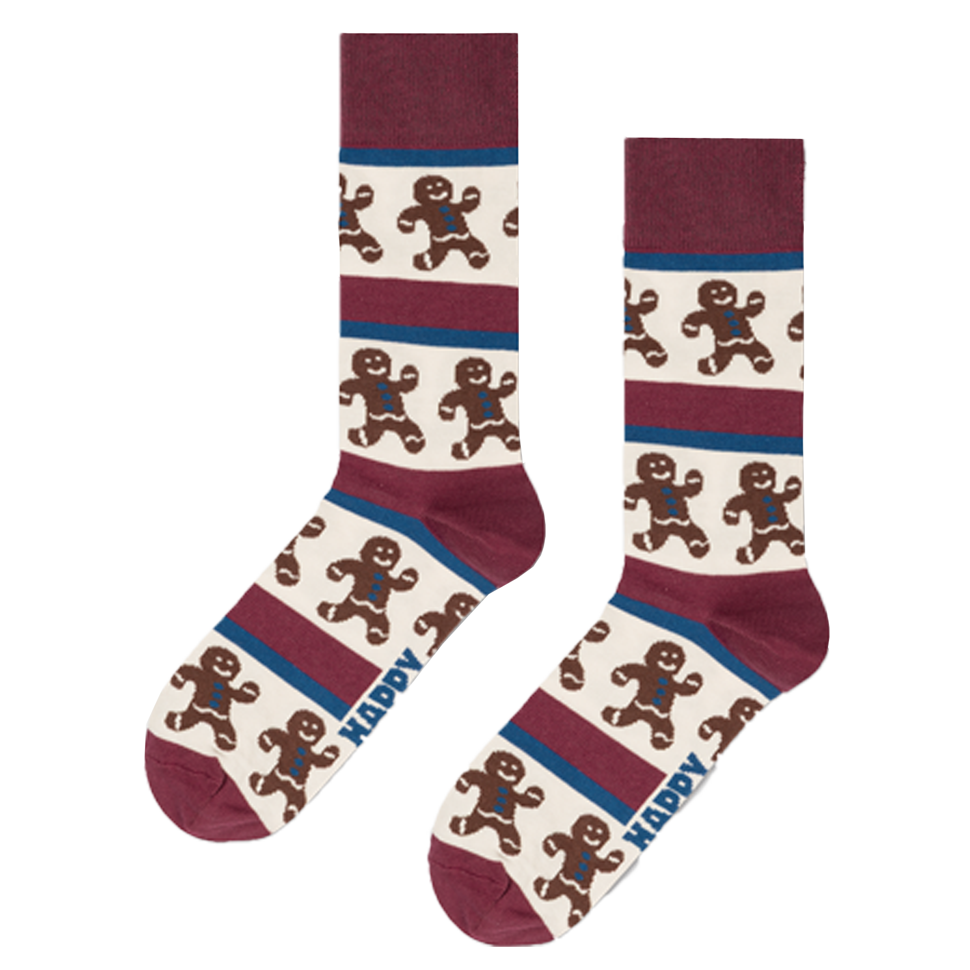 Weihnachtssocken | Gingerbread Stripe