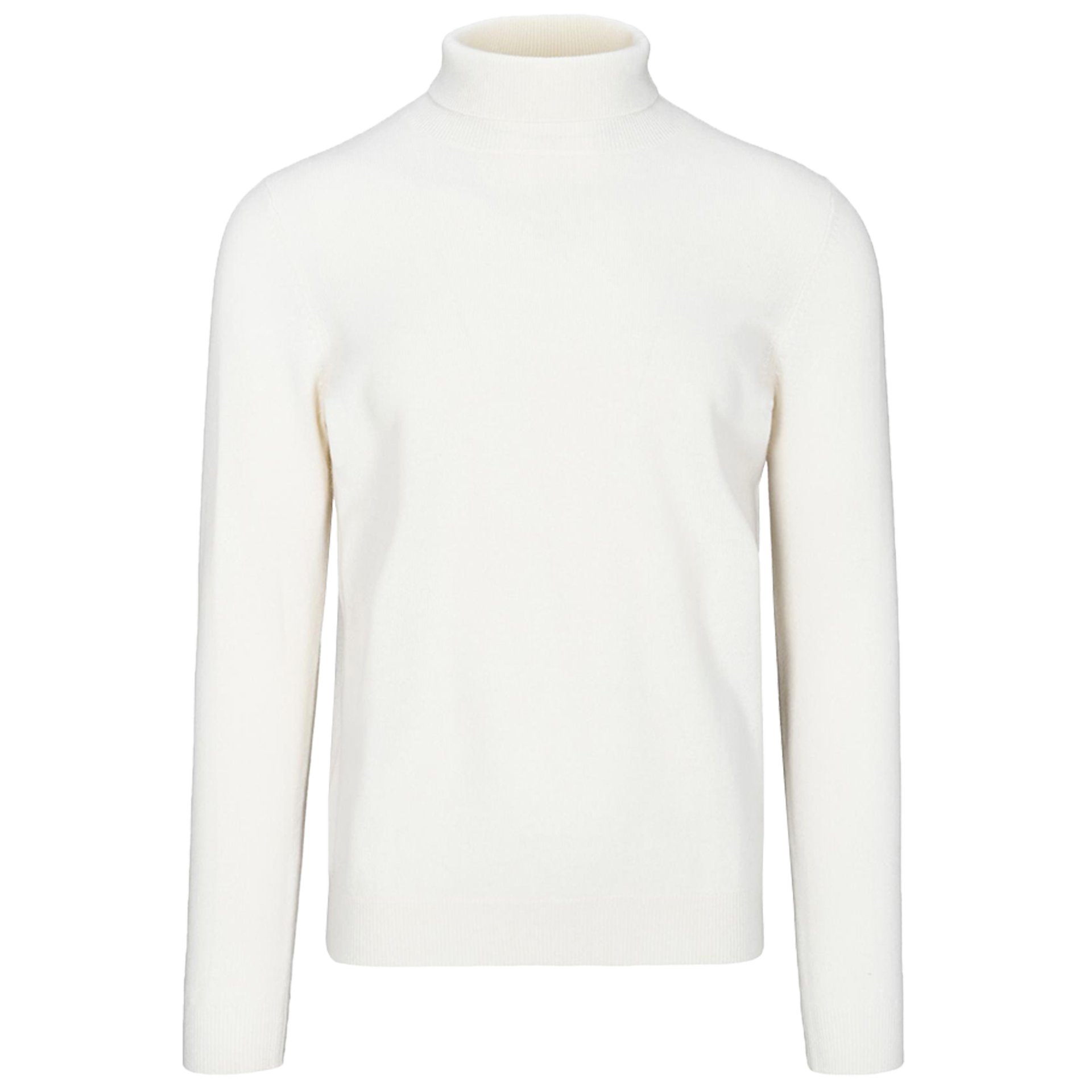 Cashmere Rollkragen-Pullover | SNOW WHITE